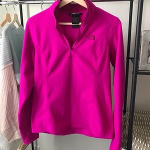 North Face pink fleece